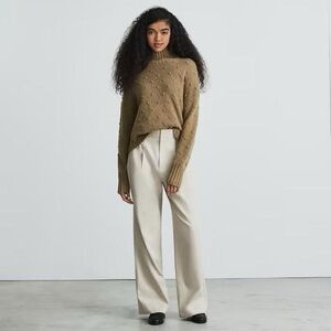 Everlane The Alpaca Pom-pom Turtleneck Sweater